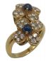 VAN CLEEF & ARPELS（ヴァンクリーフ＆アーペル）の古着「Ｋ18フラワーサファイヤリング」