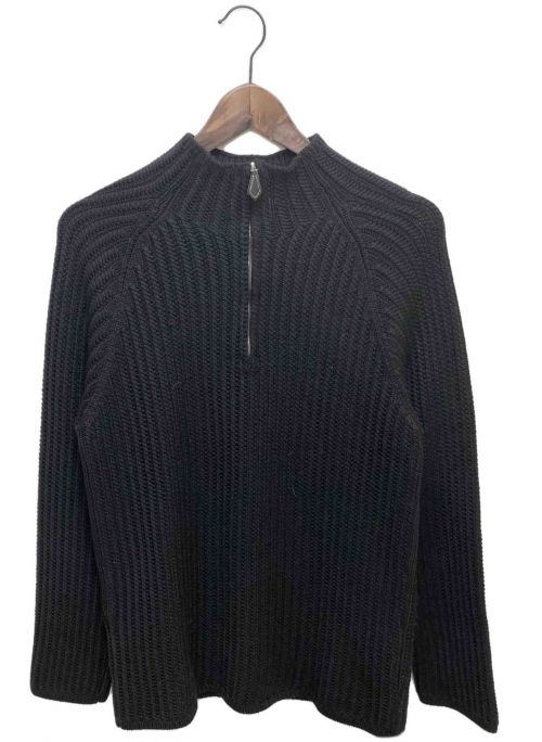 HERMES（エルメス）HERMES (エルメス) ジップニット ブラック サイズ:Sの古着・服飾アイテム