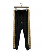 GUCCIグッチ）の古着「logo tape-trim track pants」｜ブラック