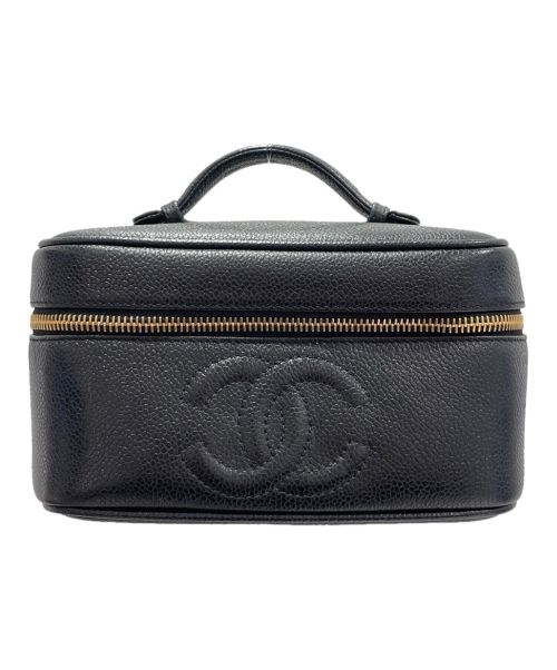 CHANEL（シャネル）CHANEL (シャネル) バニティバッグ ブラック サイズ:-の古着・服飾アイテム