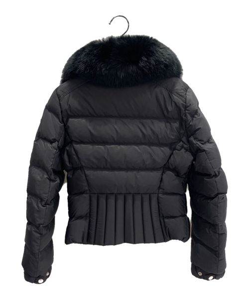 PRADA（プラダ）PRADA (プラダ) ファー付きダウンジャケット ブラック サイズ:38の古着・服飾アイテム