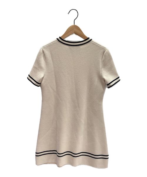 GUCCI（グッチ）GUCCI (グッチ) ビット付ニットワンピース ベージュ サイズ:XSの古着・服飾アイテム