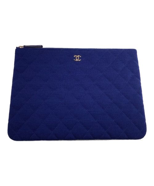 CHANEL（シャネル）CHANEL (シャネル) マトラッセクラッチバッグ ネイビー サイズ:-の古着・服飾アイテム