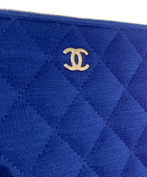 CHANEL（シャネル）CHANEL (シャネル) マトラッセクラッチバッグ ネイビー サイズ:-の古着・服飾アイテム