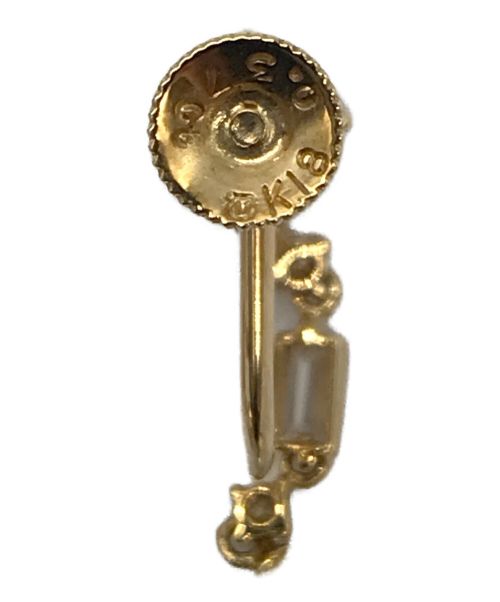 MIKIMOTO（ミキモト）MIKIMOTO (ミキモト) K8ダイヤモンド付パールイヤリング サイズ:‐の古着・服飾アイテム