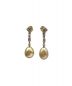 MIKIMOTO（ミキモト）の古着「K8ダイヤモンド付パールイヤリング」