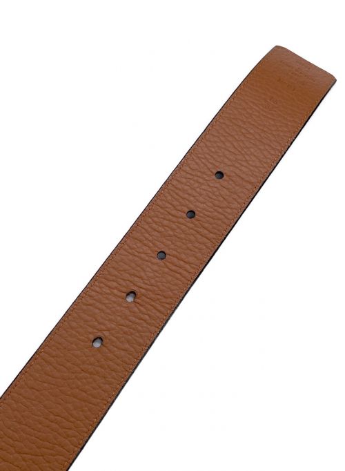 LOUIS VUITTON（ルイ ヴィトン）LOUIS VUITTON (ルイ ヴィトン) サンチュールLVイニシャル ブラウン×ブラック サイズ:85の古着・服飾アイテム