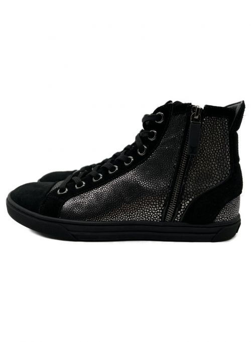 LOUIS VUITTON（ルイ ヴィトン）LOUIS VUITTON (ルイ ヴィトン) サイドジップスニーカー ブラック サイズ:5の古着・服飾アイテム
