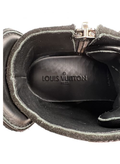 LOUIS VUITTON（ルイ ヴィトン）LOUIS VUITTON (ルイ ヴィトン) サイドジップスニーカー ブラック サイズ:5の古着・服飾アイテム