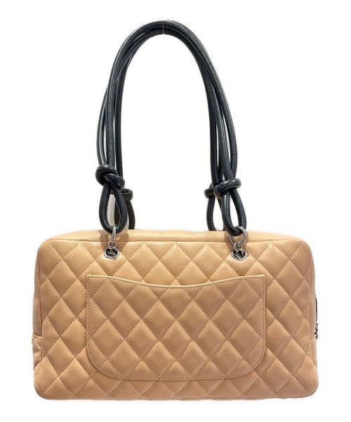 CHANEL（シャネル）CHANEL (シャネル) カンボンラインボーリングバッグ ベージュ サイズ:-の古着・服飾アイテム