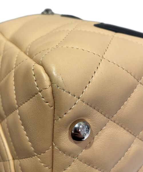 CHANEL（シャネル）CHANEL (シャネル) カンボンラインボーリングバッグ ベージュ サイズ:-の古着・服飾アイテム