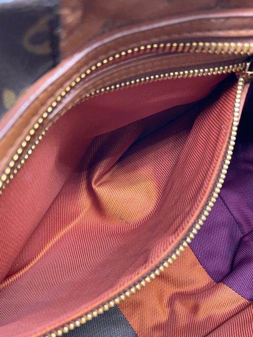 LOUIS VUITTON（ルイ ヴィトン）LOUIS VUITTON (ルイ ヴィトン) ブロックストートバッグ ブラウン×ボルドー サイズ:-の古着・服飾アイテム