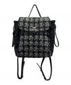 CHANELシャネル）の古着「ツイードリュック」｜グレー
