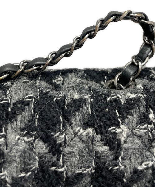 CHANEL（シャネル）CHANEL (シャネル) ツイードリュック グレー サイズ:-の古着・服飾アイテム