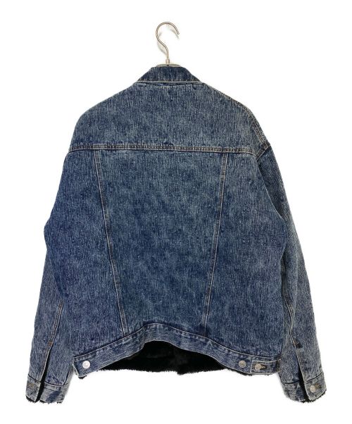 BALENCIAGA（バレンシアガ）BALENCIAGA (バレンシアガ) デニムボアデニムジャケット スカイブルー サイズ:48の古着・服飾アイテム