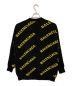 BALENCIAGA (バレンシアガ) ロゴニット ブラック×イエロー サイズ:XS：37800円