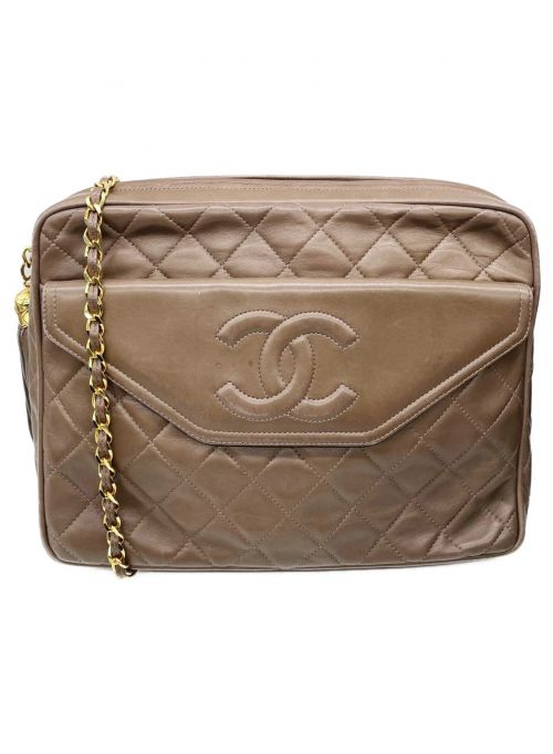 CHANEL（シャネル）CHANEL (シャネル) フリンジショルダーバッグ ブラウン サイズ:-の古着・服飾アイテム