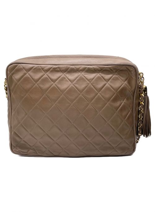 CHANEL（シャネル）CHANEL (シャネル) フリンジショルダーバッグ ブラウン サイズ:-の古着・服飾アイテム