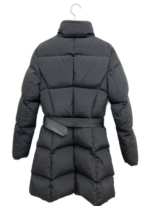 LOEWE（ロエベ）LOEWE (ロエベ) レザーパイピングダウンコート ブラック サイズ:38の古着・服飾アイテム