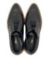 中古・古着 PRADA (プラダ) ハラコソールウィングチップシューズ ブラック サイズ:38：34800円