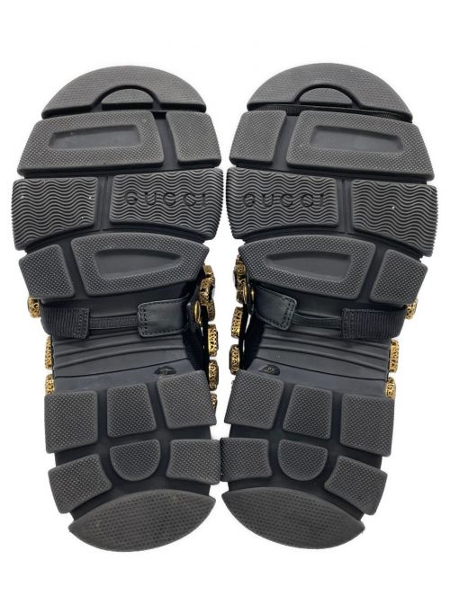 GUCCI（グッチ）GUCCI (グッチ) フラッシュトレック ブラック サイズ:37の古着・服飾アイテム
