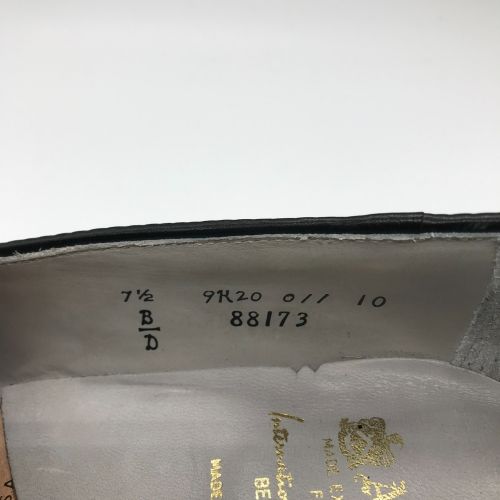 Alden（オールデン）ALDEN (オールデン) カーフプレーントウ スリッポン ブラック サイズ:7 1/2Dの古着・服飾アイテム