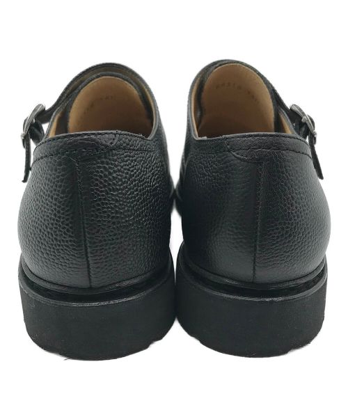 PARABOOT（パラブーツ）PARABOOT (パラブーツ) ダブルモンクストラップシューズ ブラック サイズ:6 1/2の古着・服飾アイテム