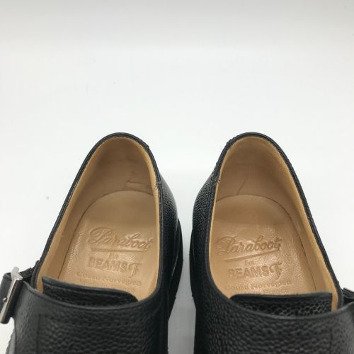 PARABOOT（パラブーツ）PARABOOT (パラブーツ) ダブルモンクストラップシューズ ブラック サイズ:6 1/2の古着・服飾アイテム