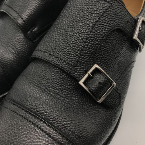 PARABOOT（パラブーツ）PARABOOT (パラブーツ) ダブルモンクストラップシューズ ブラック サイズ:6 1/2の古着・服飾アイテム