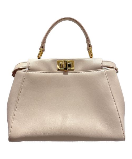 FENDI（フェンディ）FENDI (フェンディ) ピーカブーミニ ベージュ サイズ:ミニの古着・服飾アイテム