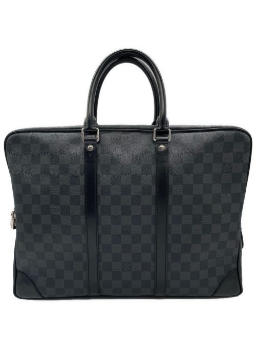 LOUIS VUITTON（ルイ ヴィトン）LOUIS VUITTON (ルイ ヴィトン) ポルト ドキュマン・ヴォワヤージュ ブラック サイズ:-の古着・服飾アイテム