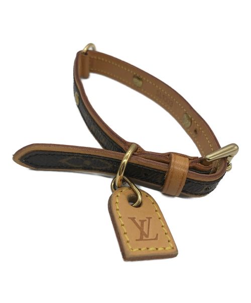 LOUIS VUITTON（ルイ ヴィトン）LOUIS VUITTON (ルイ ヴィトン) ドックリード首輪セット ブラウンの古着・服飾アイテム