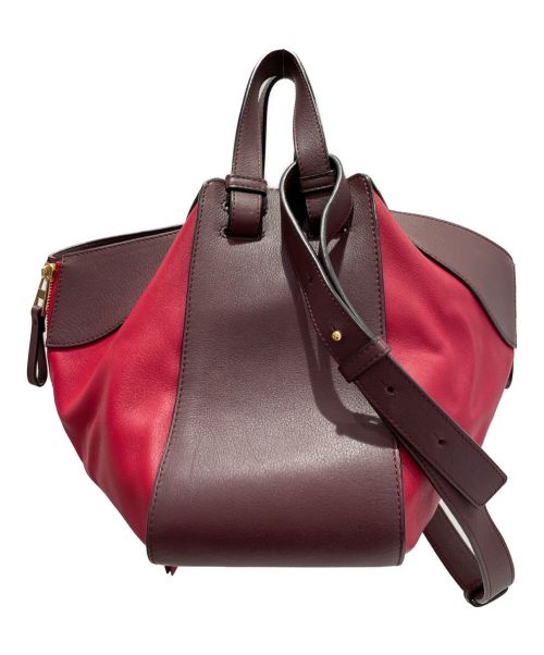 LOEWE（ロエベ）LOEWE (ロエベ) ハンモックスモールショルダーバッグ レッド×ブラウン サイズ:Sの古着・服飾アイテム