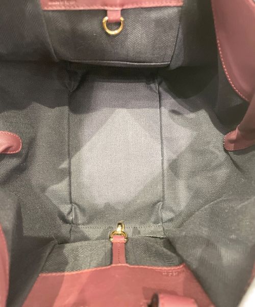 LOEWE（ロエベ）LOEWE (ロエベ) ハンモックスモールショルダーバッグ レッド×ブラウン サイズ:Sの古着・服飾アイテム