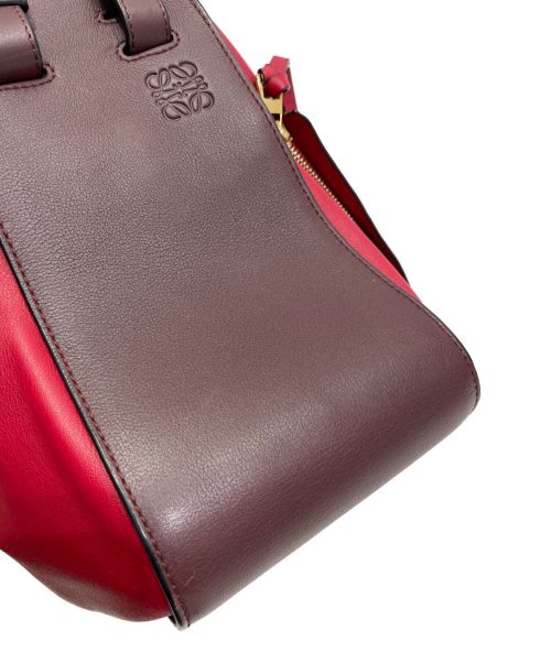 LOEWE（ロエベ）LOEWE (ロエベ) ハンモックスモールショルダーバッグ レッド×ブラウン サイズ:Sの古着・服飾アイテム