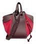LOEWE（ロエベ）の古着「ハンモックスモールショルダーバッグ」｜レッド×ブラウン