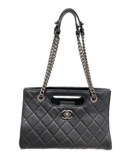 CHANEL（シャネル）CHANEL (シャネル) 2WAYチェーンバッグ ブラック サイズ:-の古着・服飾アイテム