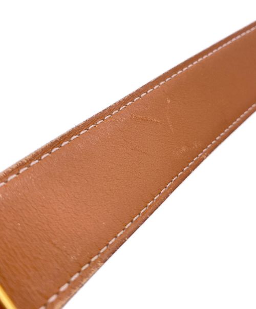 HERMES（エルメス）HERMES (エルメス) コンスタンスベルト ホワイト×ブラウン サイズ:-の古着・服飾アイテム