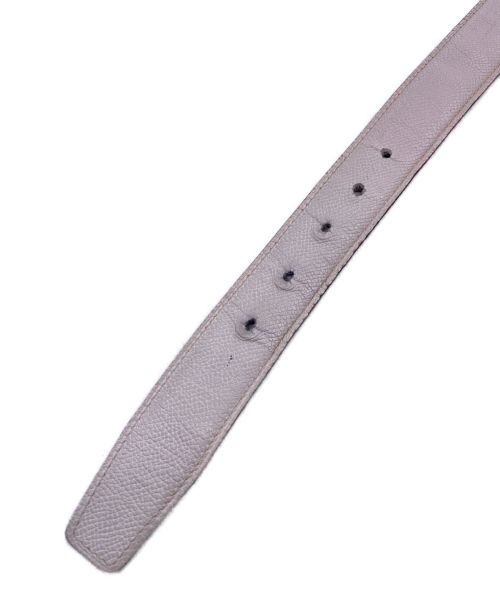 HERMES（エルメス）HERMES (エルメス) コンスタンスベルト ホワイト×ブラウン サイズ:-の古着・服飾アイテム
