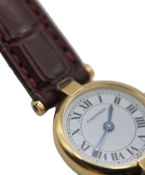 Cartier（カルティエ）Cartier (カルティエ) ミニヴァンドーム ホワイト文字盤 サイズ:19mmの古着・服飾アイテム