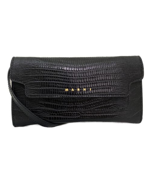 MARNI（マルニ）MARNI (マルニ) ポーチショルダーウォレット ブラック サイズ:-の古着・服飾アイテム