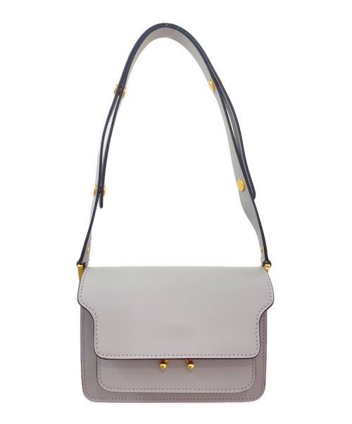 MARNI（マルニ）MARNI (マルニ) トランクミニショルダーバッグ ライトグレー サイズ:-の古着・服飾アイテム