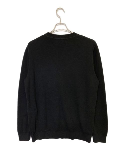 FENDI（フェンディ）FENDI (フェンディ) ポケットFFロゴボアクルーネックニット ブラック サイズ:52の古着・服飾アイテム