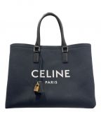 CELINEセリーヌ）の古着「ホリゾンタルキャンバスバッグ」｜ブラック