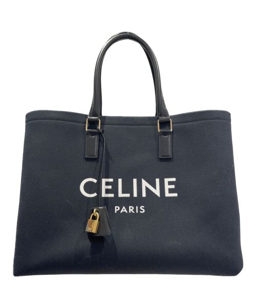 CELINE（セリーヌ）CELINE (セリーヌ) ホリゾンタルキャンバスバッグ ブラック サイズ:-の古着・服飾アイテム