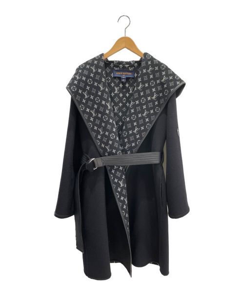 LOUIS VUITTON（ルイ ヴィトン）LOUIS VUITTON (ルイ ヴィトン) モノグラムラップコート ブラック サイズ:36の古着・服飾アイテム