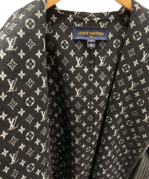 LOUIS VUITTON（ルイ ヴィトン）LOUIS VUITTON (ルイ ヴィトン) モノグラムラップコート ブラック サイズ:36の古着・服飾アイテム