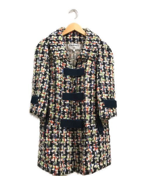 CHANEL（シャネル）CHANEL (シャネル) ツイードジャケット マルチカラー サイズ:36の古着・服飾アイテム