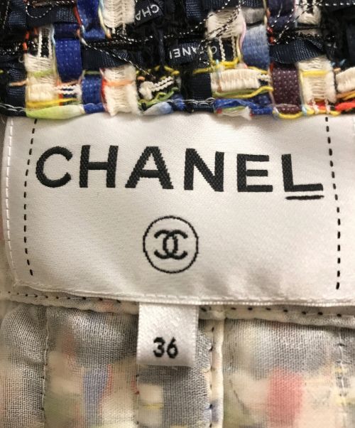 CHANEL（シャネル）CHANEL (シャネル) ツイードジャケット マルチカラー サイズ:36の古着・服飾アイテム