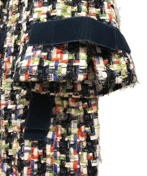 CHANEL（シャネル）CHANEL (シャネル) ツイードジャケット マルチカラー サイズ:36の古着・服飾アイテム